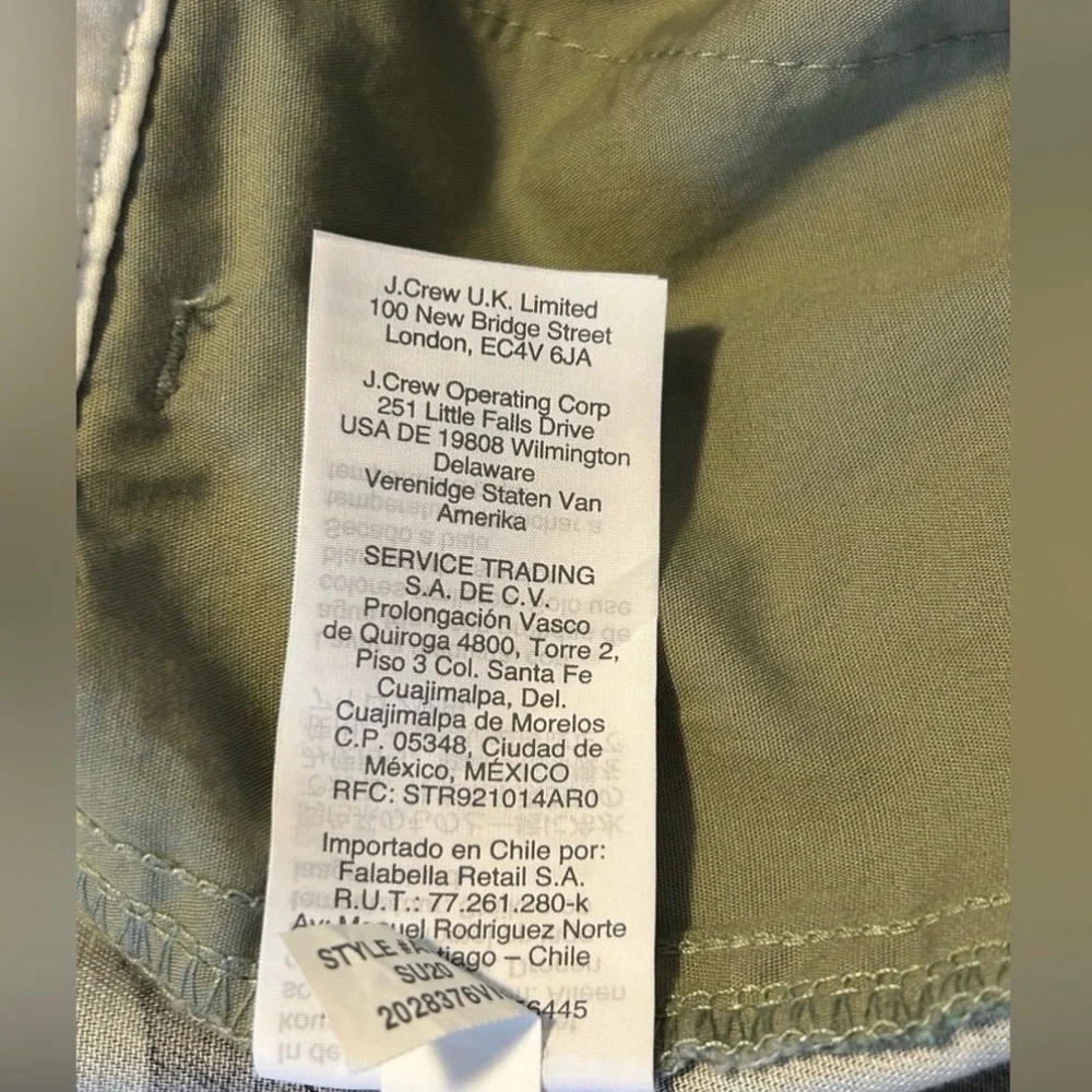 J.Crew Camouflage Shorts - Size 8 - Picture 4 of 4